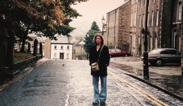 Kate as a student in England. (2000)